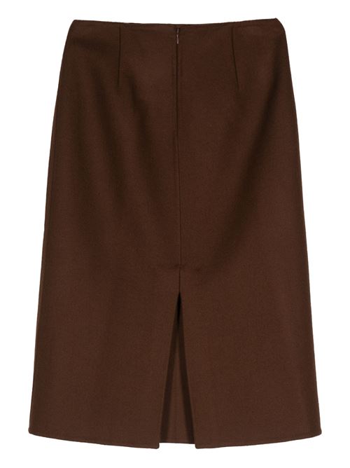 Brown wool skirt Ermanno Scervino | D452O316HNG91241